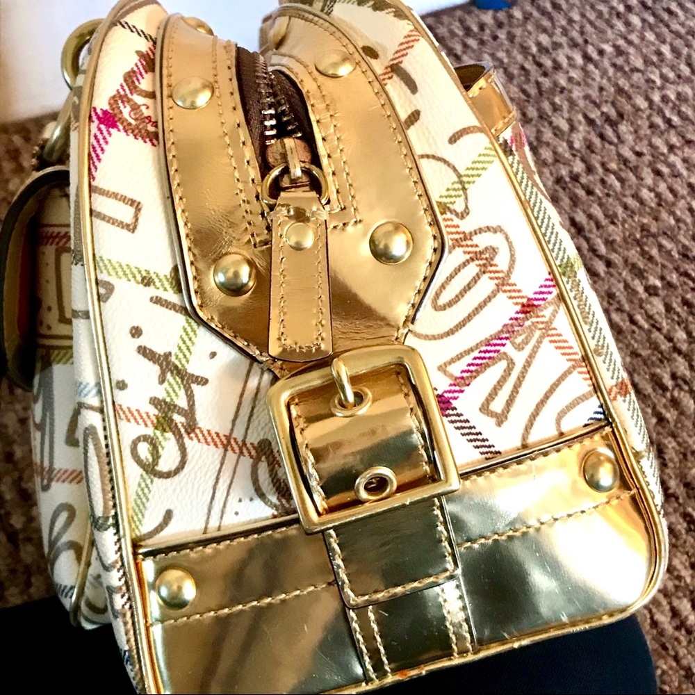 ~NWOT~Genuine COACH Gold Studded Handbag 👜 - Picture 5 of 7